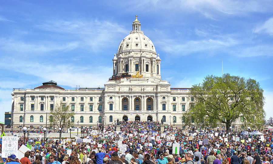 March For Science  Minnesota 2017 Photograph by Jim Hughes