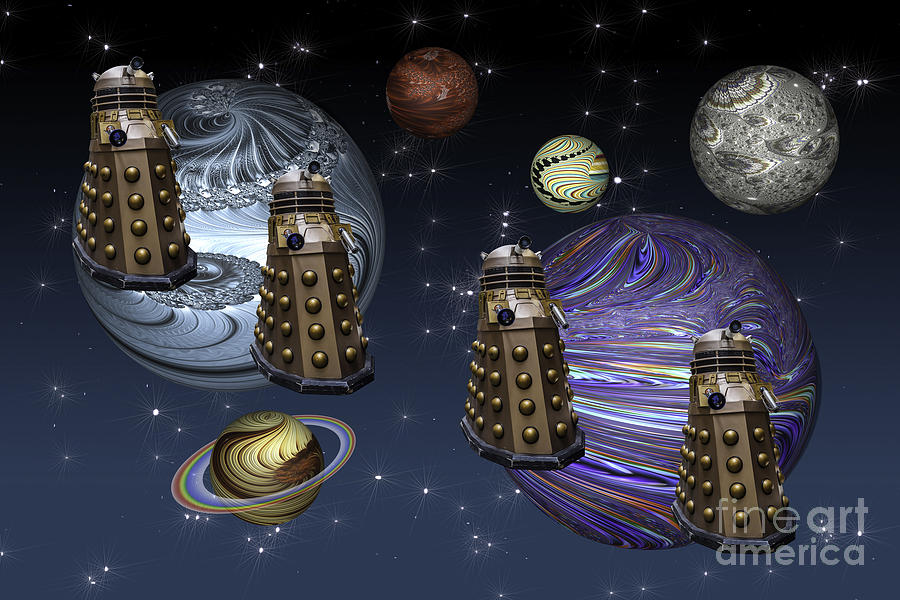 Planet Photograph - March Of The Daleks by Steve Purnell