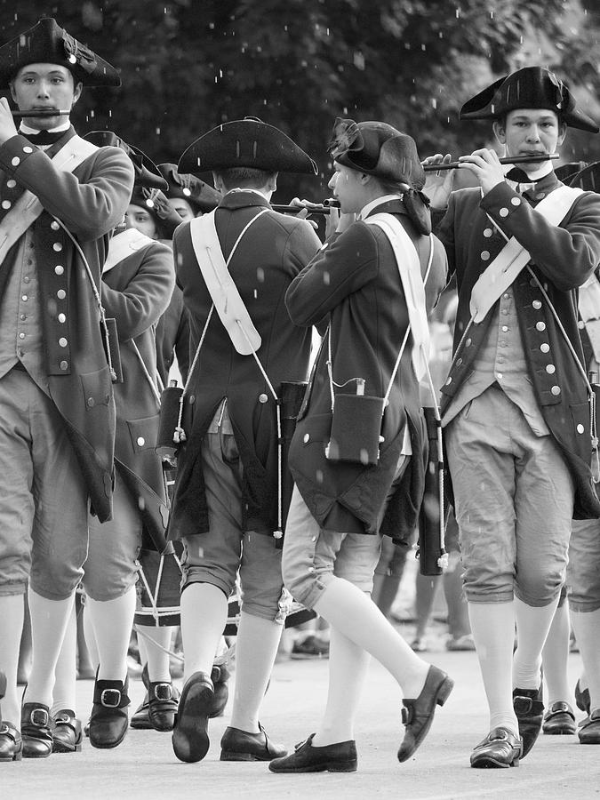 Drum Photograph - March of the Fifes and Drums by Rachel Morrison