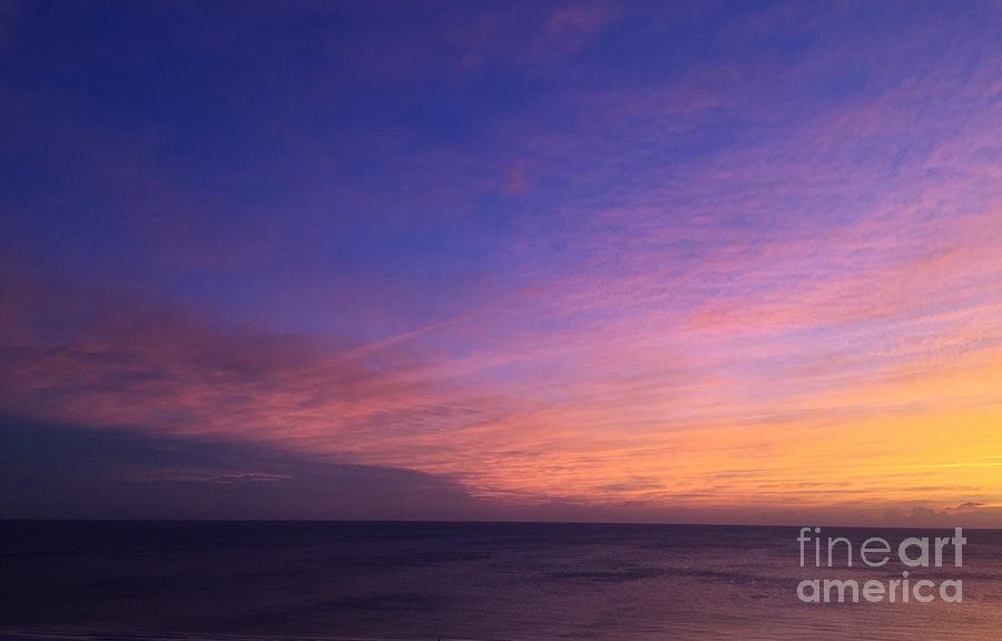 Sunset Photograph - Marco Island Sunset Painting by Judee Stalmack