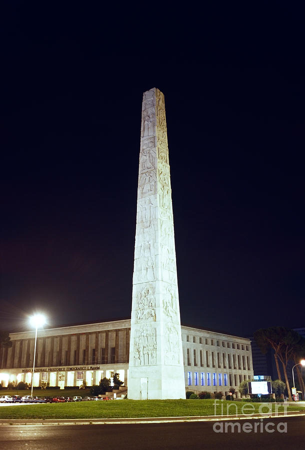 Marconi obelisk Photograph by Fabrizio Ruggeri