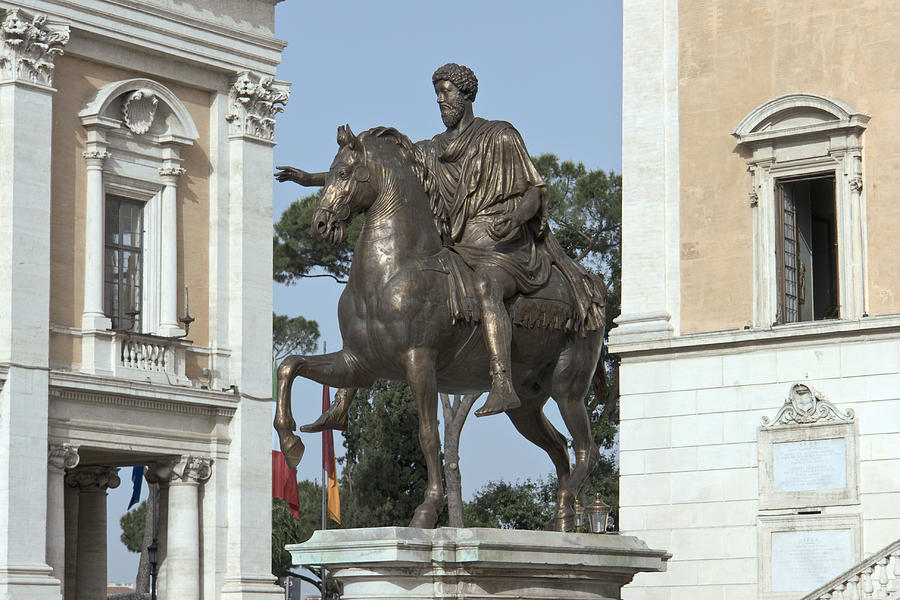Marcus Aurelius II Photograph by Fabrizio Ruggeri
