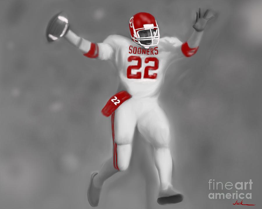Marcus Dupree Painting by Jack Bunds