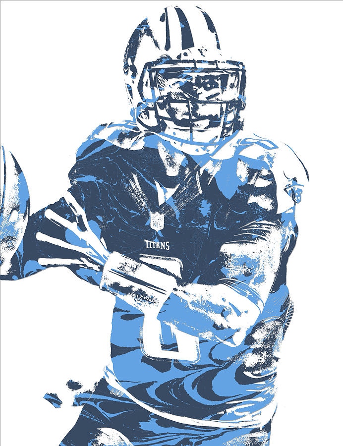 Derrick Henry TENNESSEE TITANS PIXEL ART 13 Greeting Card