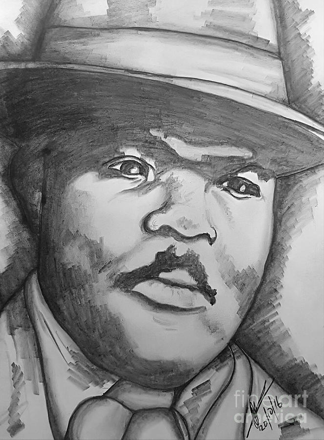 Marcus Mosia Garvey Jr Drawing by Collin A Clarke - Fine Art America