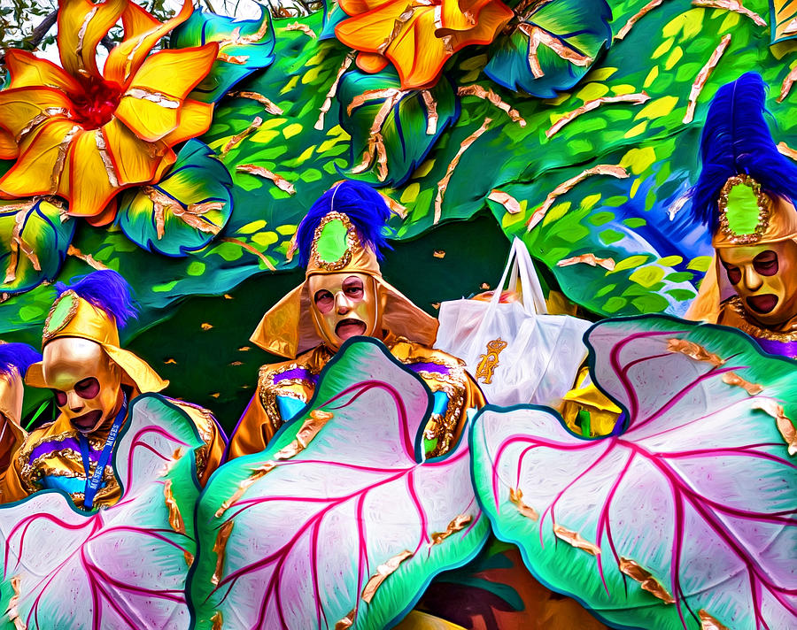 Mardi Gras Float Paint Photograph by Steve Harrington Fine Art America