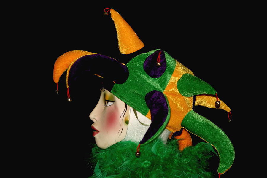 Mardi Gras Jester Photograph by Living Color Photography Lorraine Lynch