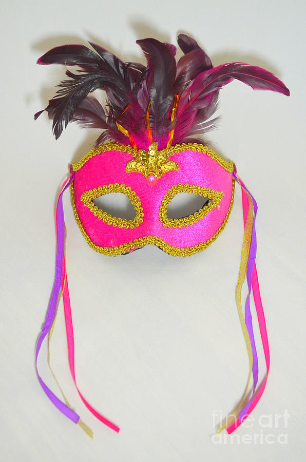 New Orleans Photograph - Mardi Gras Mask No 1 by Mary Deal
