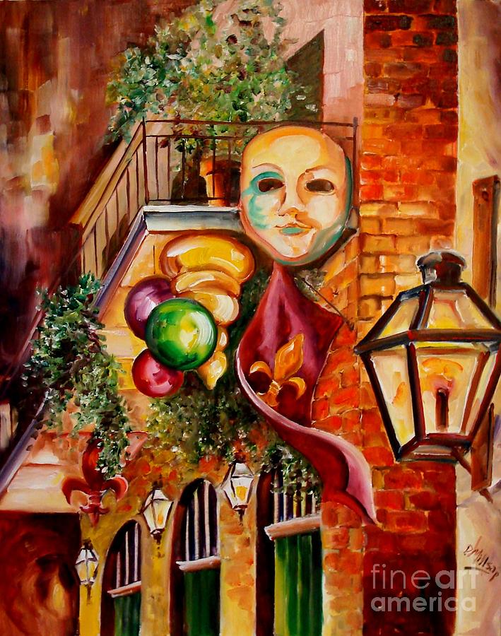 Mardi Gras Night Painting by Diane Millsap