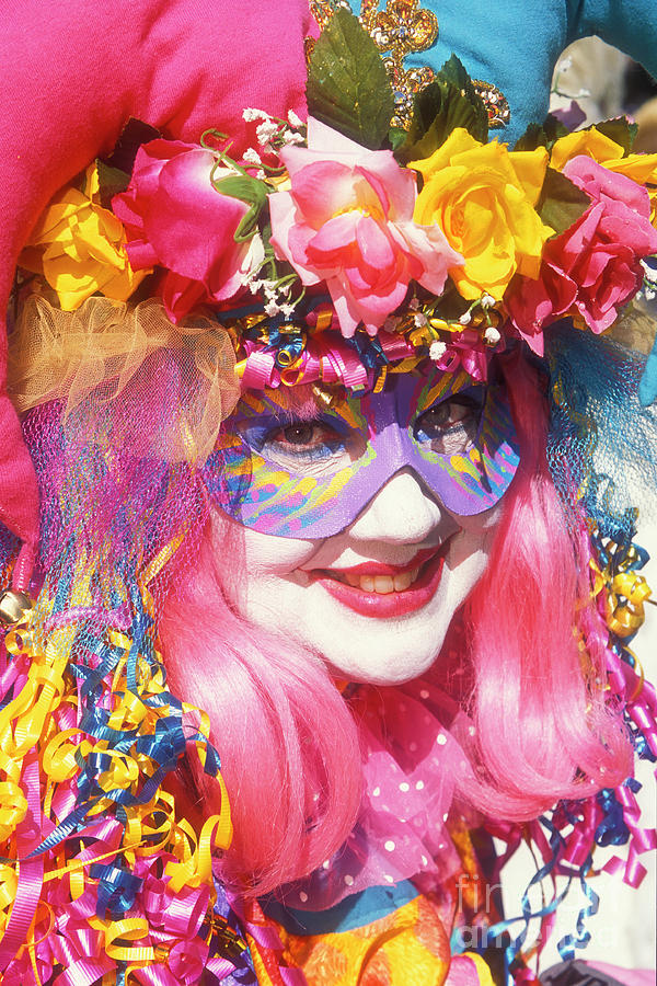 Mardi Gras Smile Photograph by Alex Demyan | Pixels