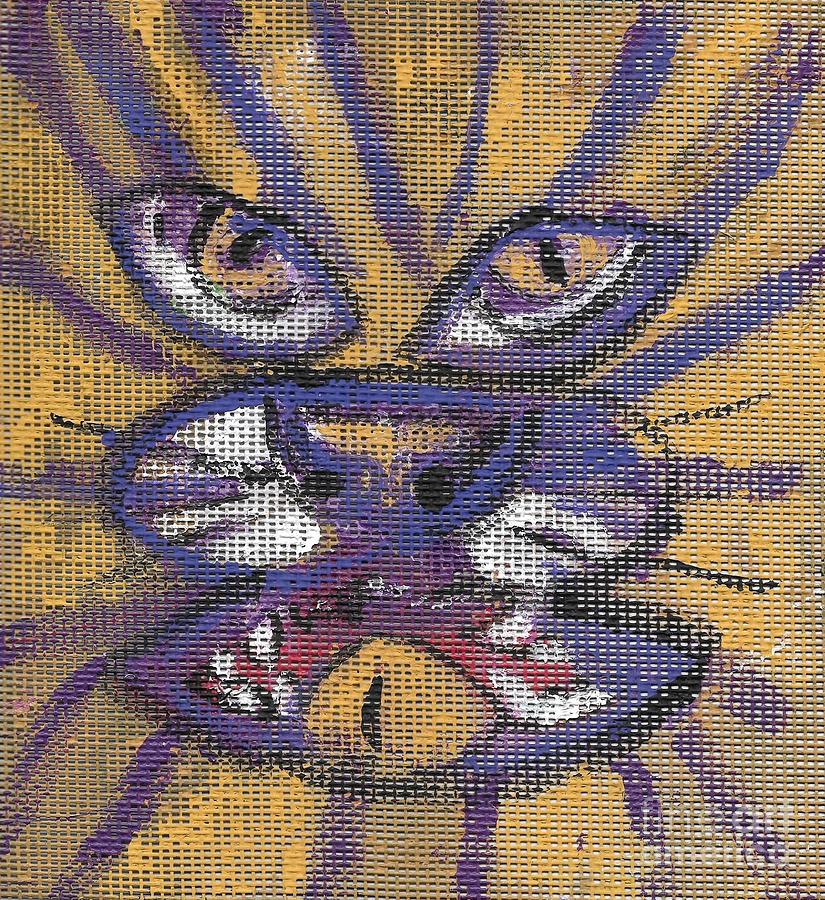 Mardi Gras Tiger Painting by Seaux-N-Seau Soileau