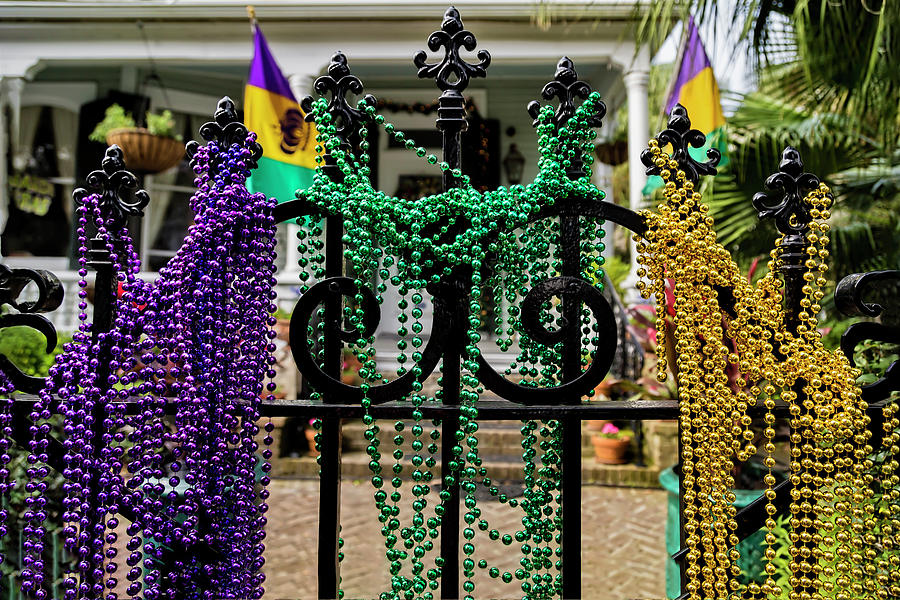 New Orleans Photograph - Mardi Gras Time in New Orleans by Kay Brewer