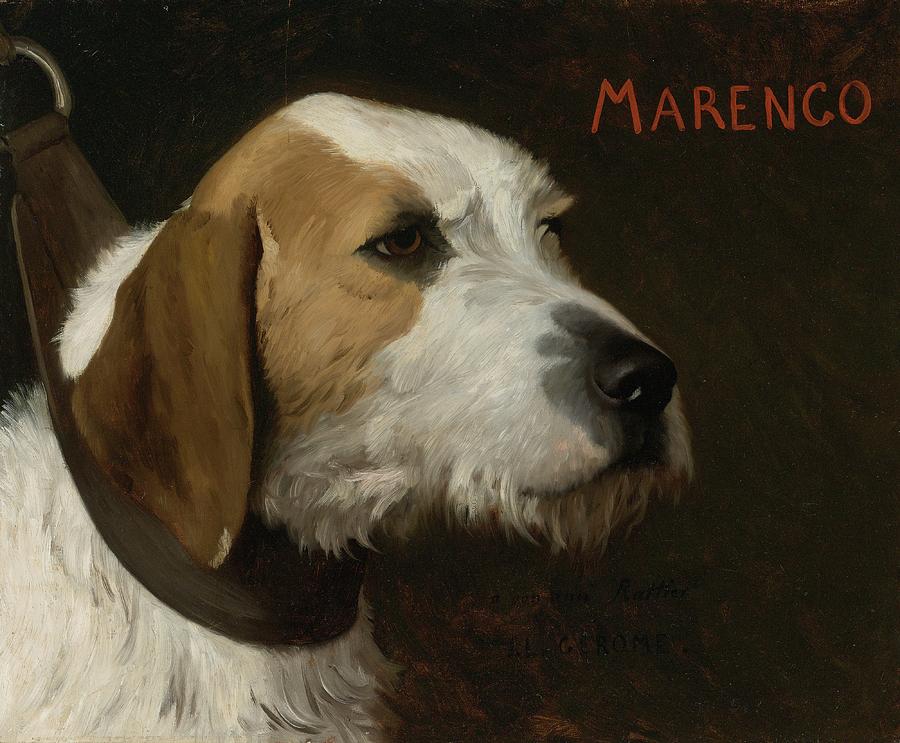 Marengo Painting by Attributed to Jean-Leon Gerome