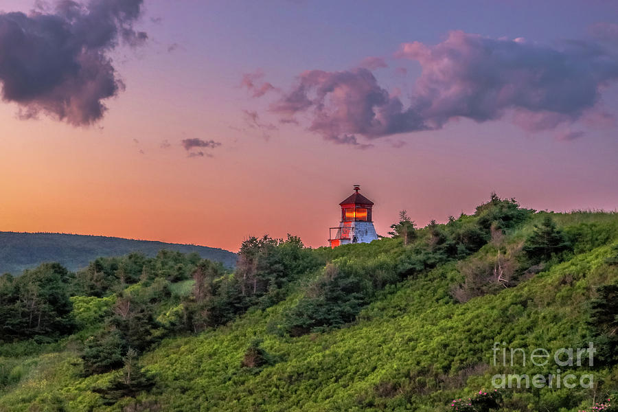 Margaree Harbour Lighthouse Photograph by Claudia M Photography
