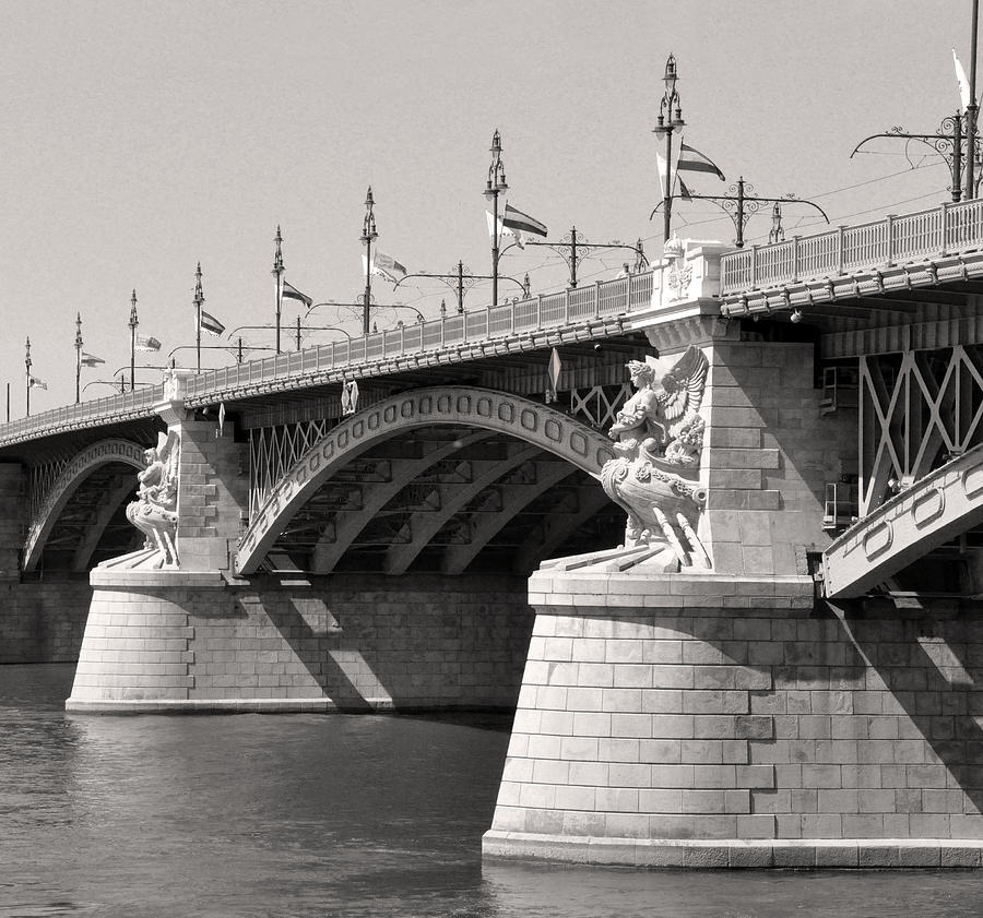 Architecture Sculpture - Margaret Bridge Budapest by James Dougherty
