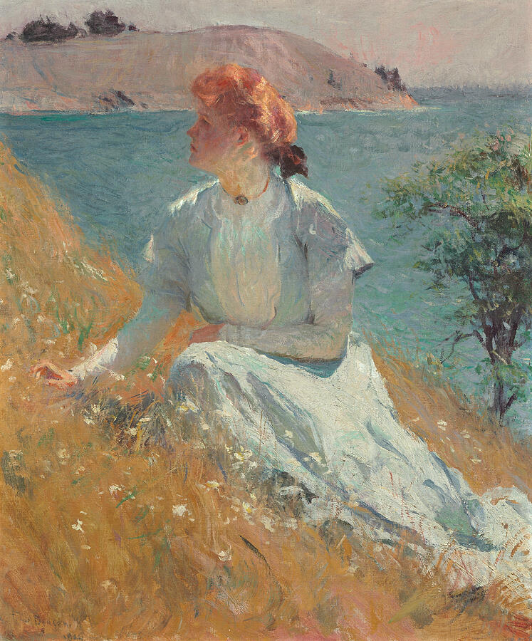 Margaret Gretchen Strong, from circa 1909  Painting by Frank Weston Benson