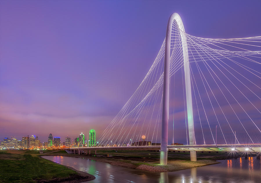 Dallas Photograph - Margaret Hunt Hill Bridge by DCat Images