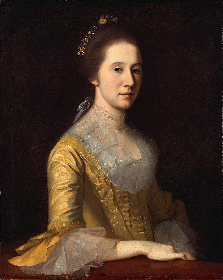 Margaret Strachan. Mrs. Thomas Harwood Painting by Charles Willson Peale