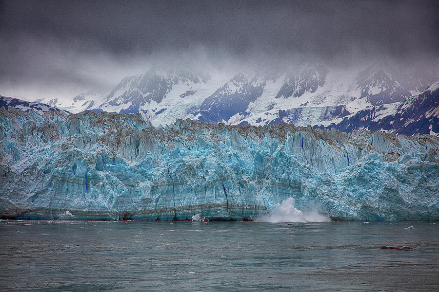 Margarie Glacier Calving Photograph by Hugh Smith