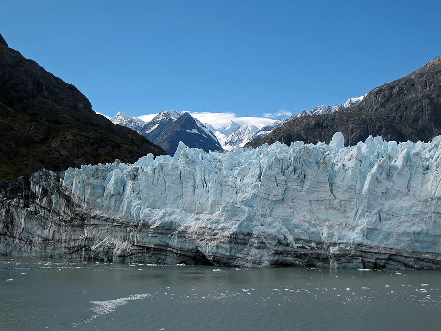 Margerie Glacier and Mount Fairweather Photograph by Connie Fox