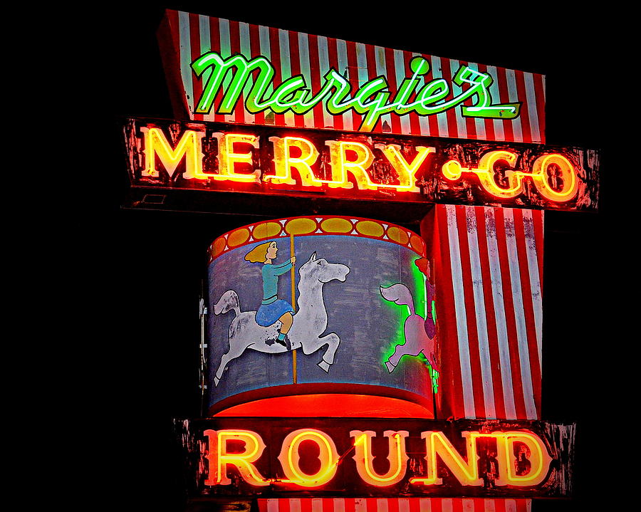 Margies Merry-Go-Round Photograph by Tru Waters