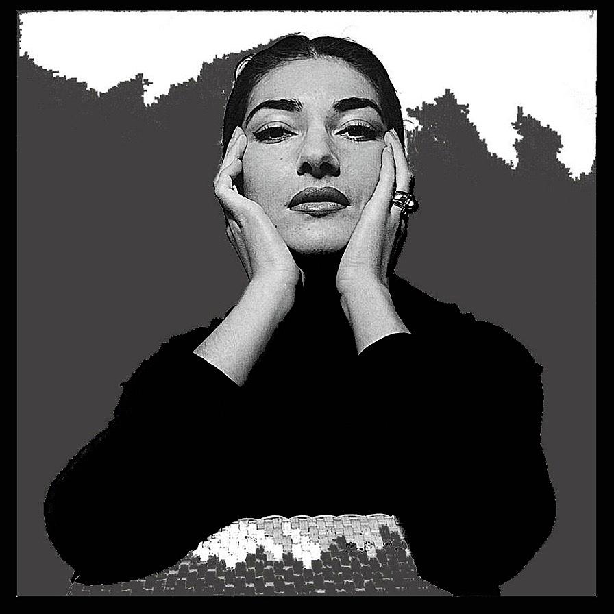 Maria Callas Cecil Beaton photo unknown date color added 2008 Photograph by David Lee Guss