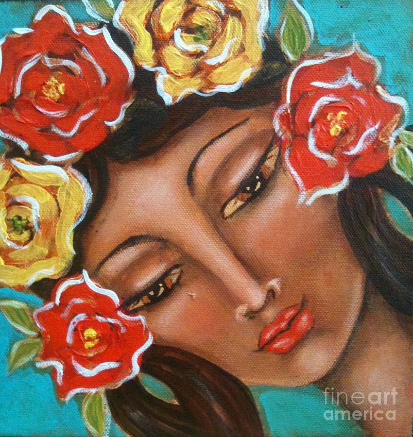Flower Painting - Maria Elena by Maya Telford