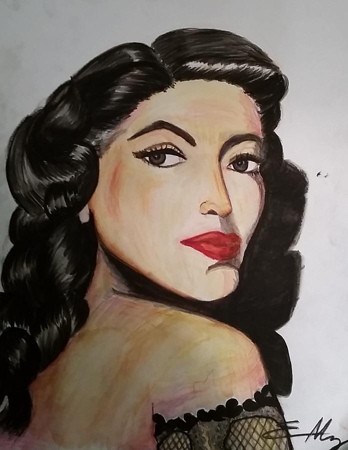 Maria Felix Painting by Estella Mendez - Fine Art America