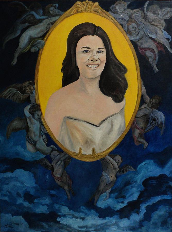 Maria La Madonna Painting by Angelo Thomas