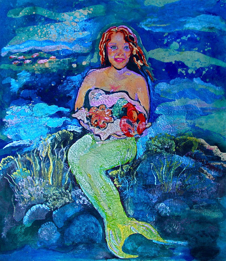 Maria La Mer Painting by Julie Komenda