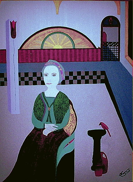 Maria of Carrigafoyle Painting by Bill OConnor