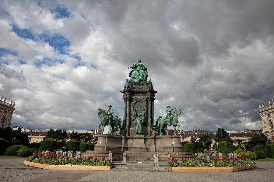 Maria Theresa Monument in Vienna Photograph by Artur Bogacki