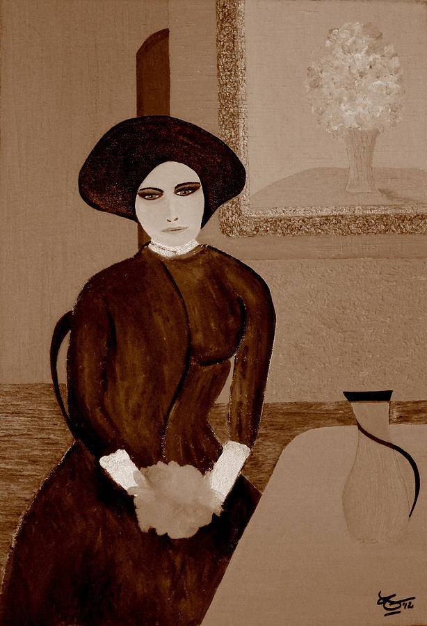 Marianne Waiting Painting by Bill OConnor
