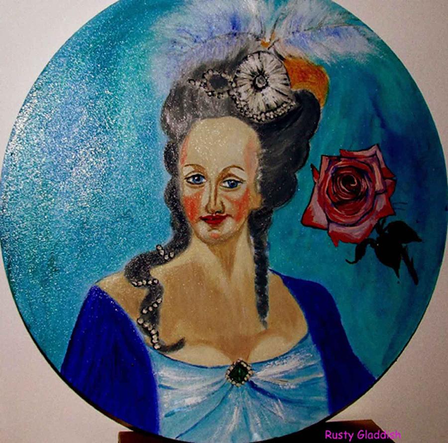 Guillotine Painting - Marie Antoinette by Rusty Gladdish