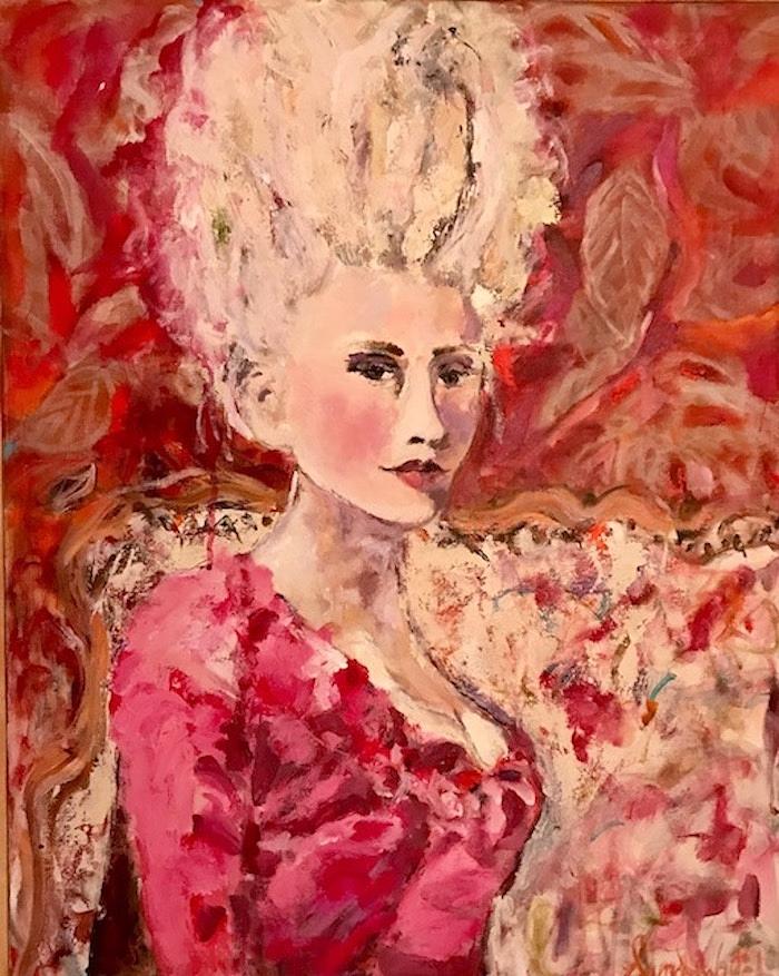 Marie Antoinette Painting by Sandy Welch