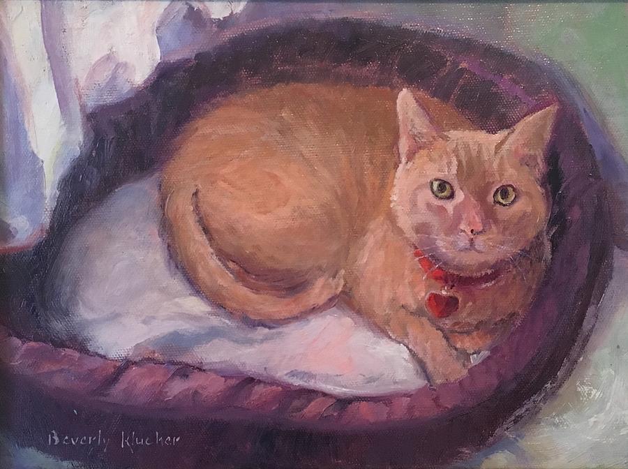 Feline Painting - Marie by Beverly Klucher