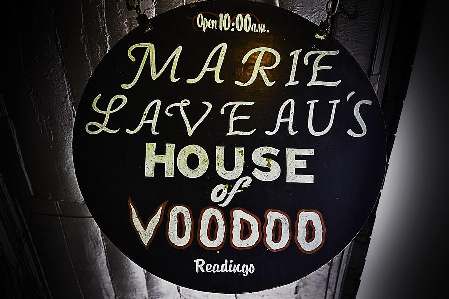 Marie La Veaus House Of Voodoo Photograph