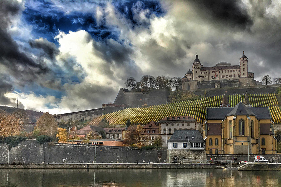 Marienberg Fortress, Wurzburg, Germany Digital Art by Jim Pavelle