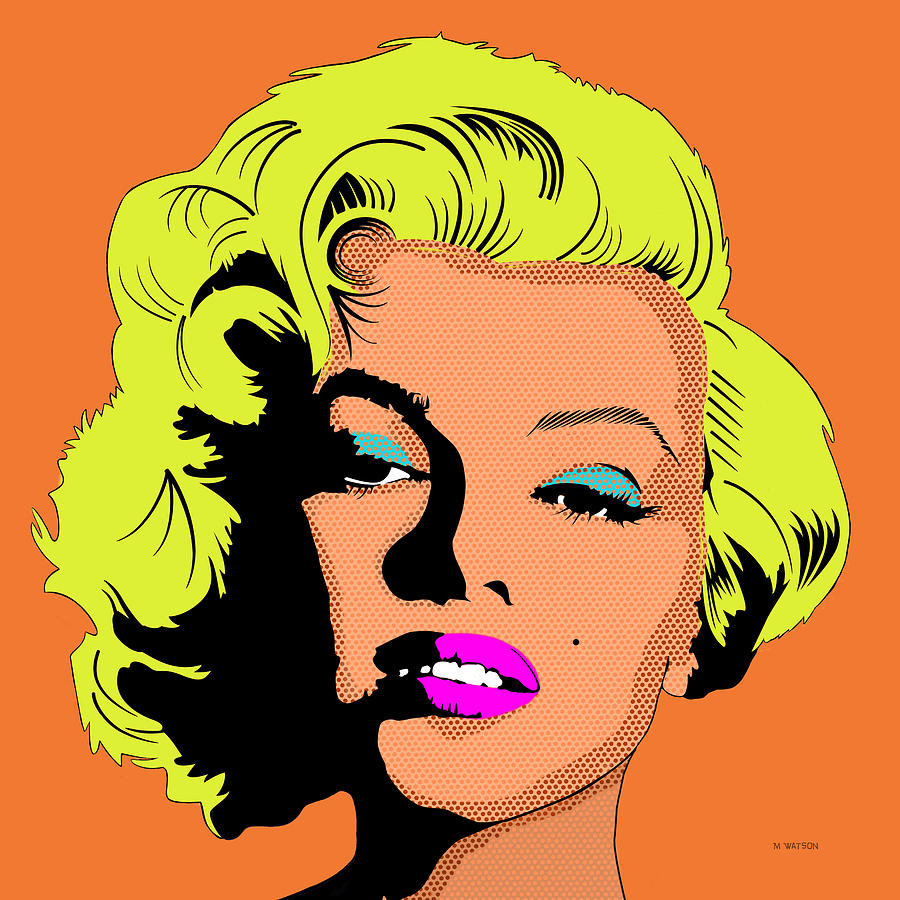 Marilyn-3 Digital Art by Marlene Watson