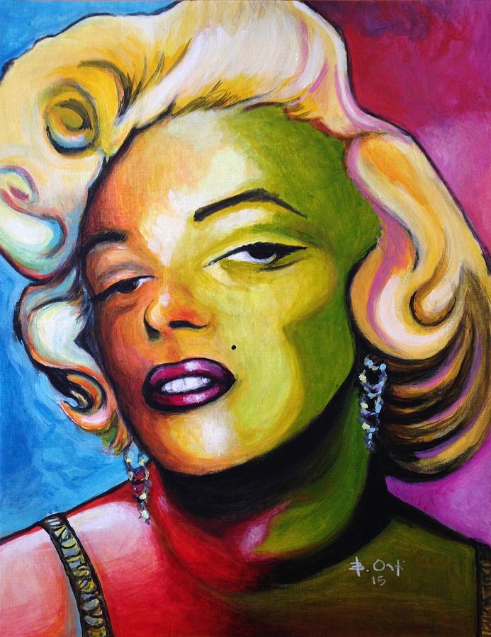 Marilyn Monroe Painting - Marilyn by Barney  Ortiz