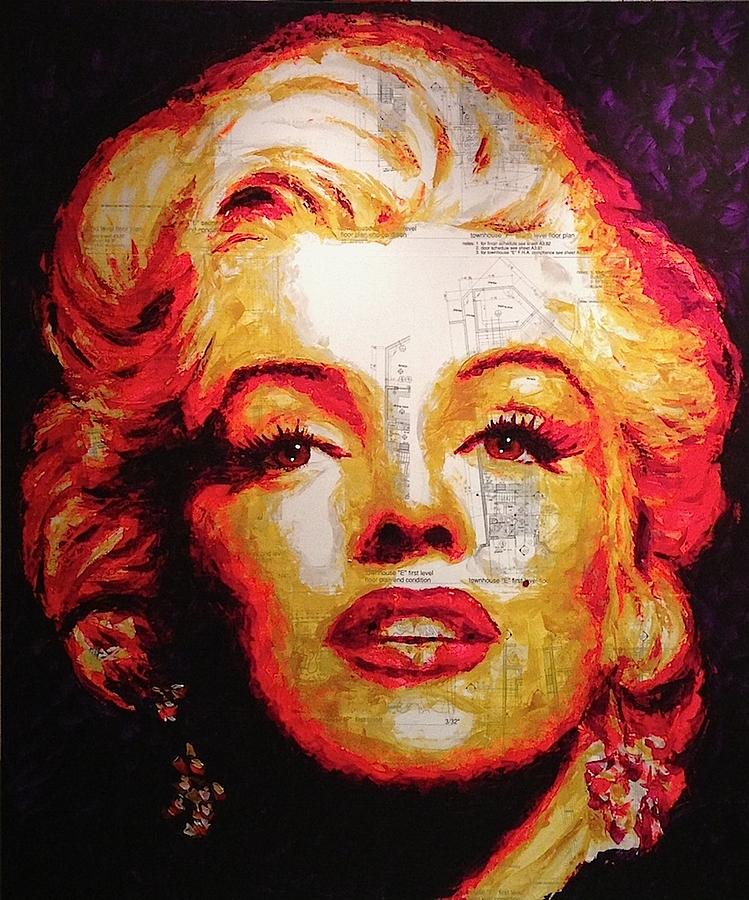 Marilyn - Castillo Painting by Havi - Fine Art America