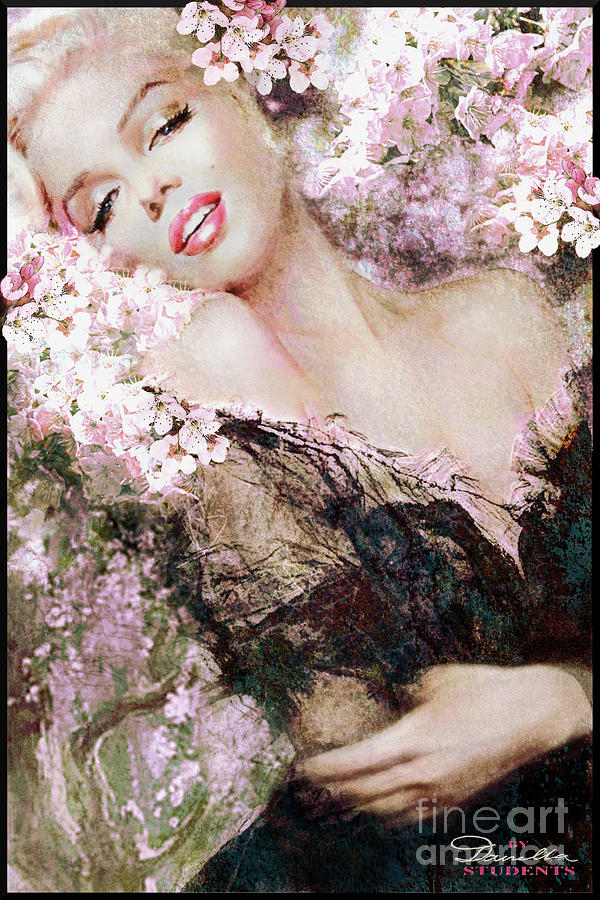 Theo Danella Painting - Marilyn Cherry Blossom b by Theo Danella