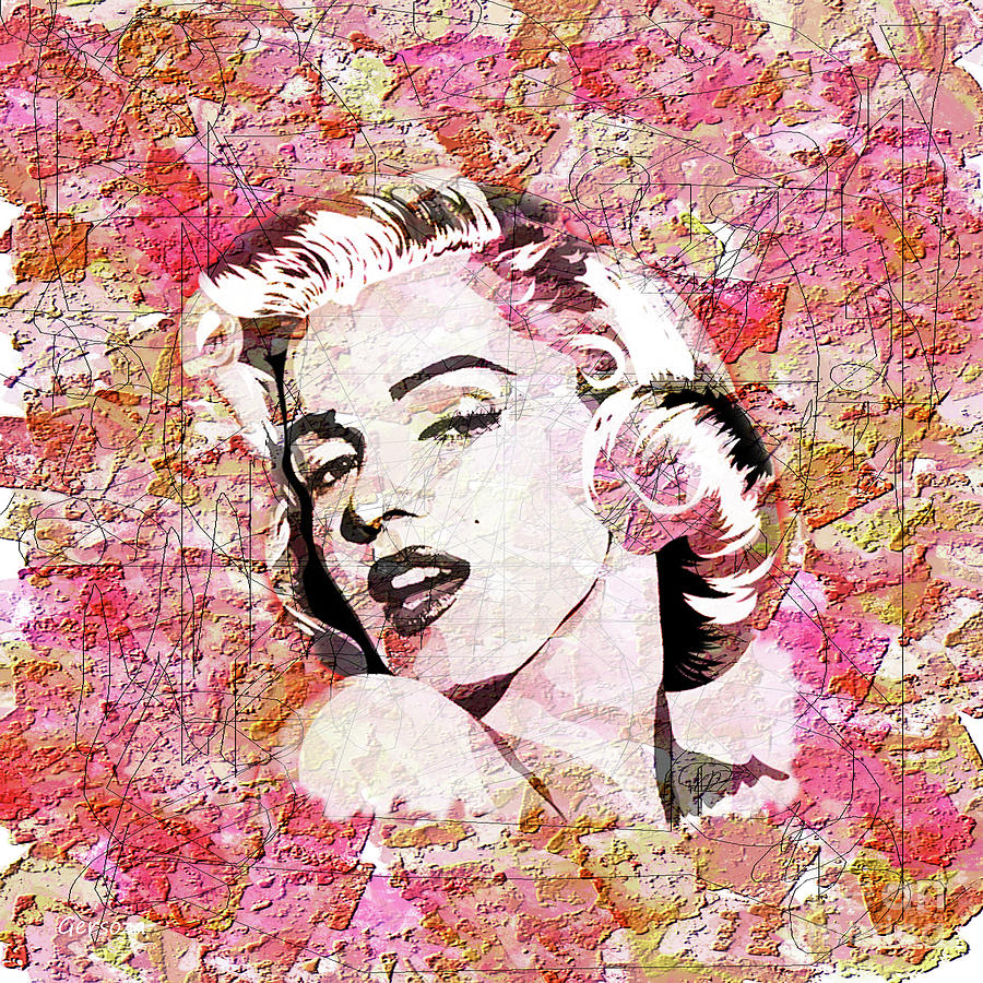 Marilyn Digital Art by German Soza - Fine Art America