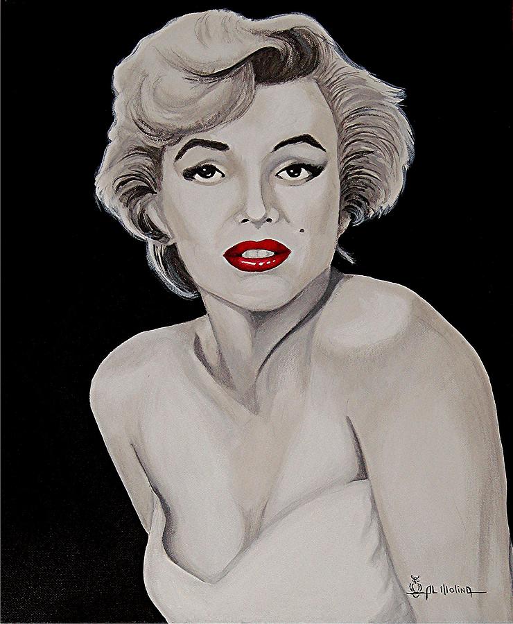 Marilyn II Painting by Al  Molina