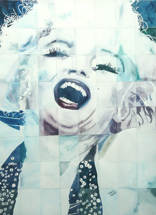 Marilyn Painting by Karen Merry