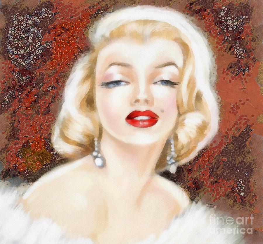 Marilyn Painting by Louise Lavallee - Fine Art America