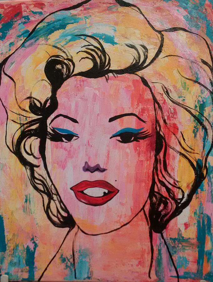 Marilyn Painting by Lynne McQueen