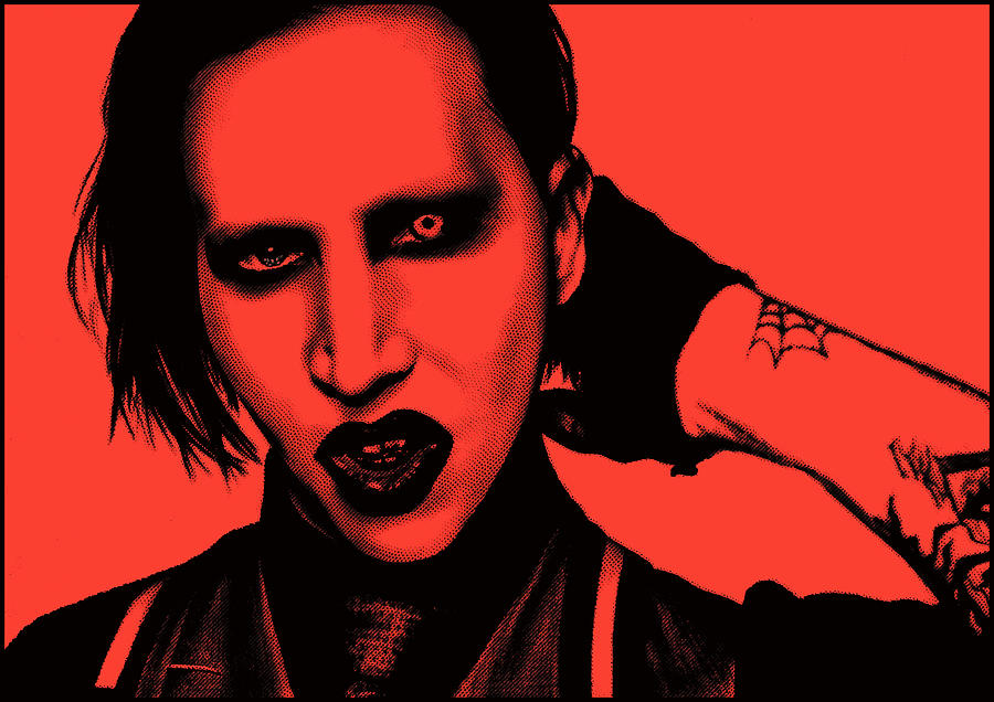 Marilyn manson рисунки