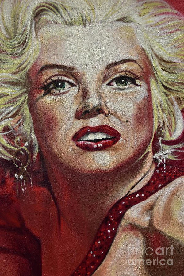 Marilyn Monroe ' Street Art ' Photograph by Urban Artful - Fine Art America