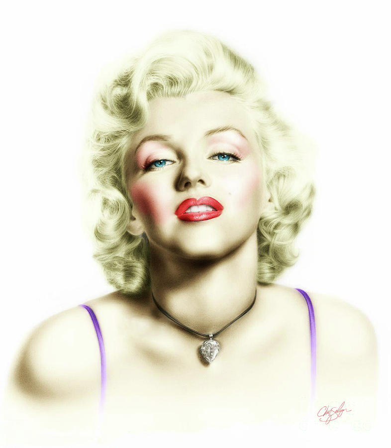 Marilyn Monroe 05 Drawing by Chaz Salazar - Fine Art America